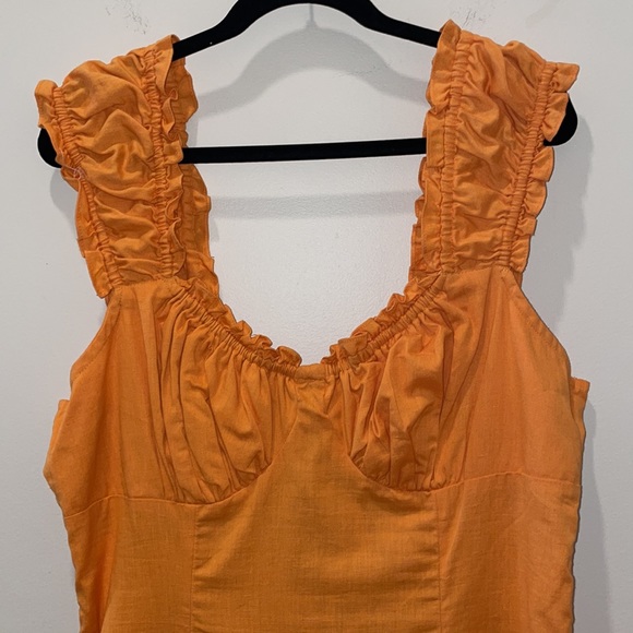 Free People Like A Lady Mini Dress in
Orange-NWT - Picture 6 of 14
